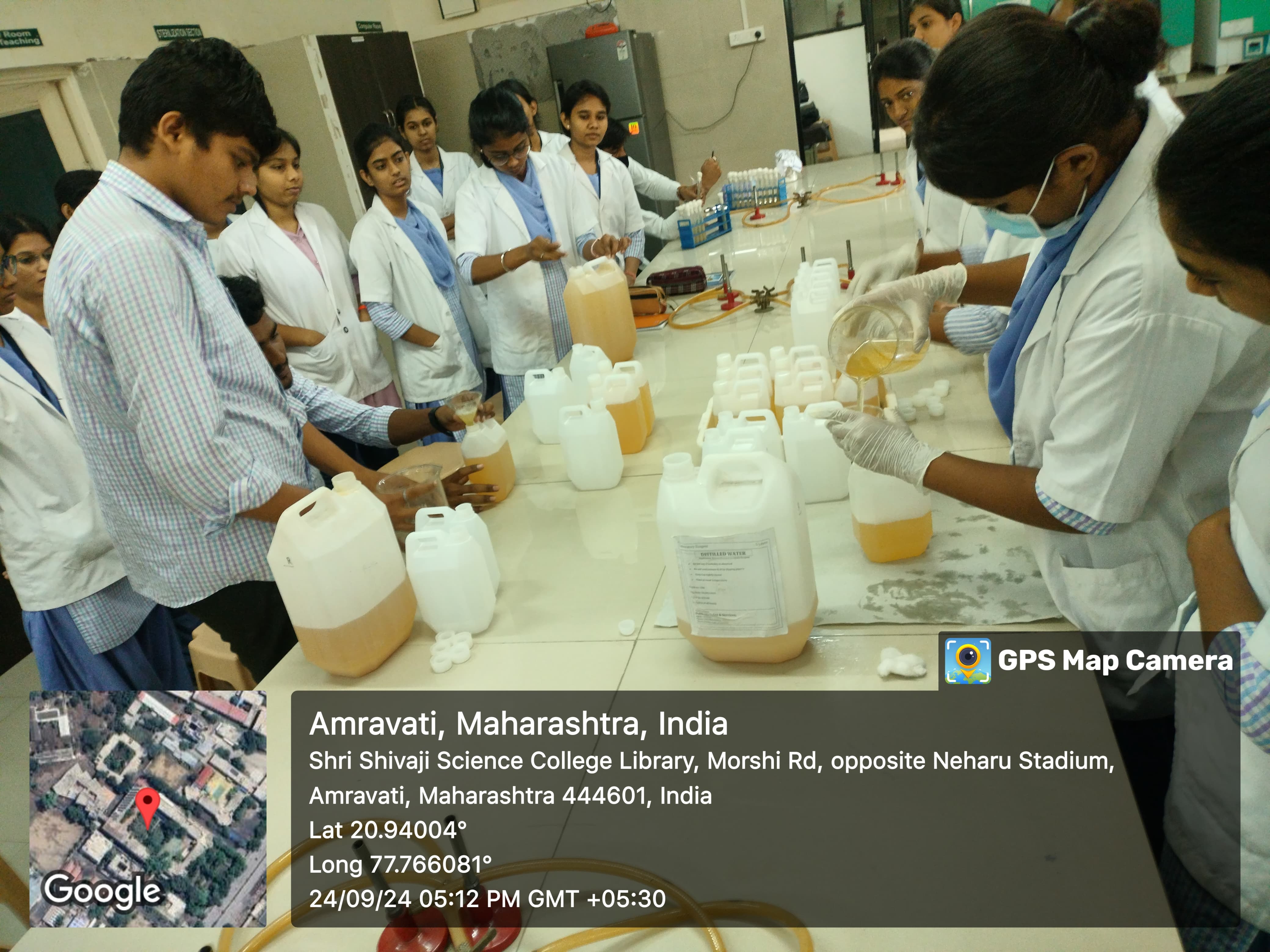 Preparation and dilution of biofertilizer