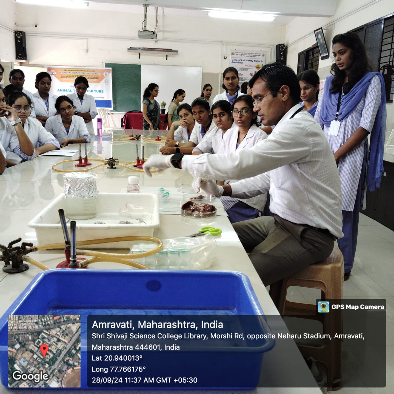 Practical during workshop