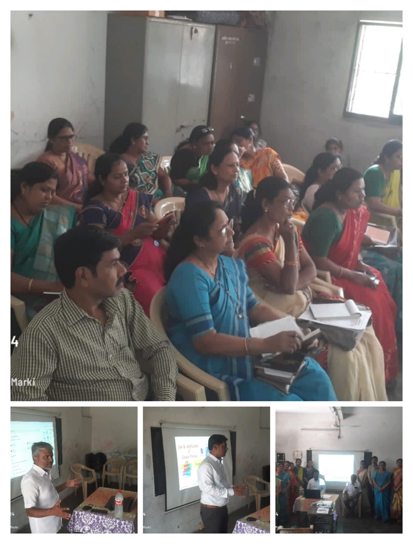 Resource Person conducting workshop at Asmita Vidyalay, Amravati