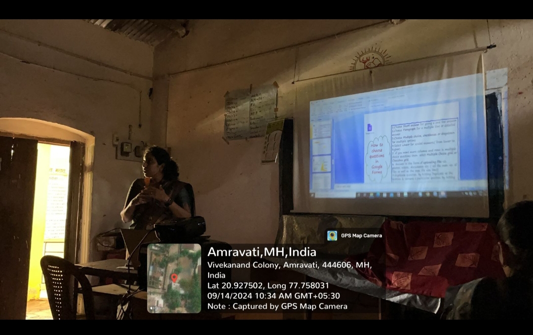 Workshop Session at Maratha High School, Amravati