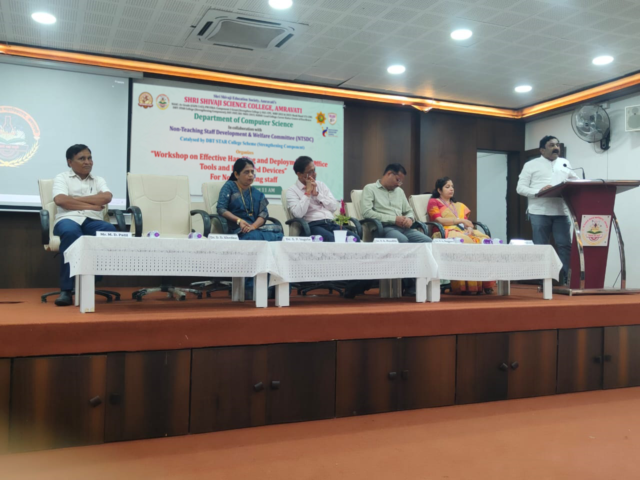 Inaugration of Workshop on Effective Handling and Deployment of Office Tools and ICT based Devices