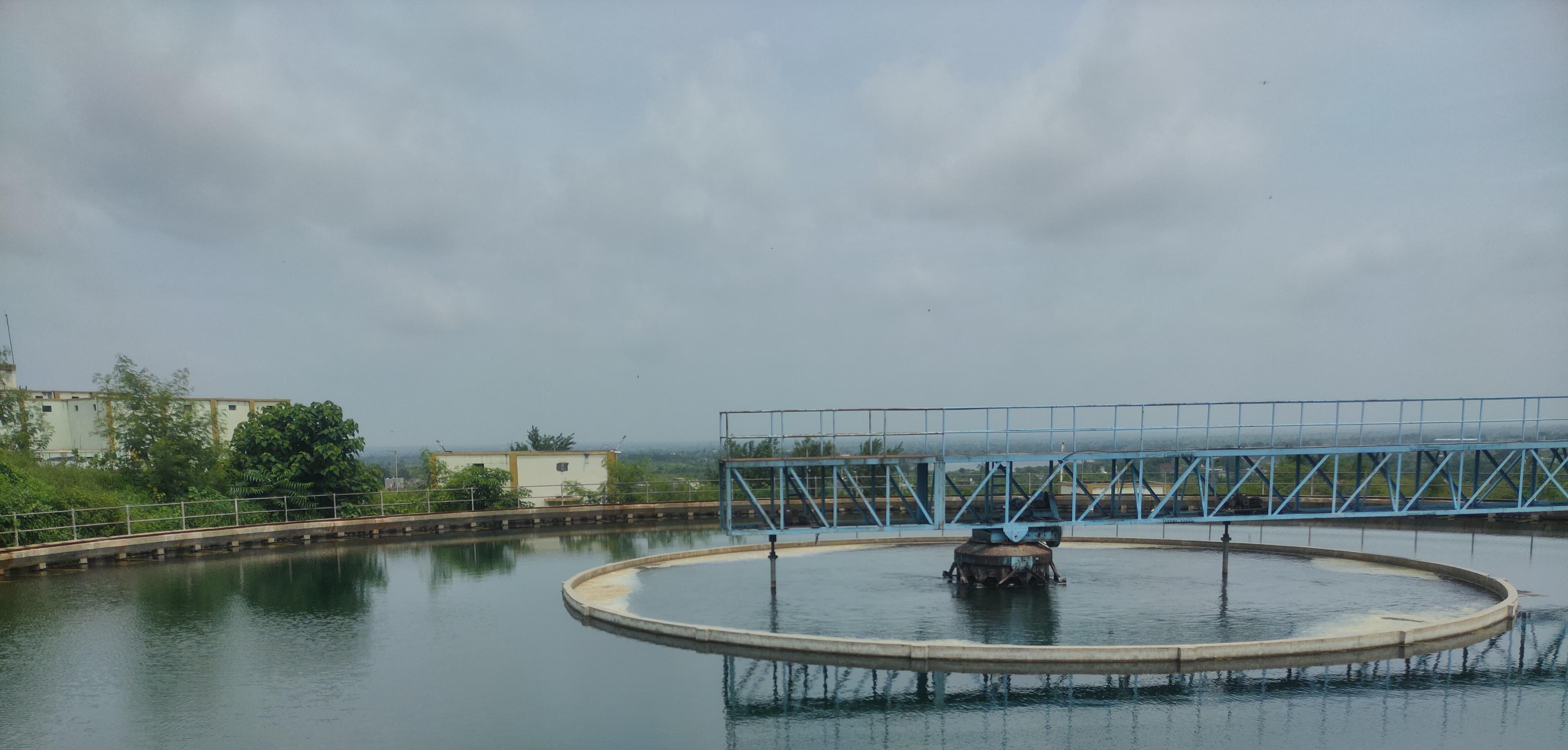  Trickling filter at water purification plant