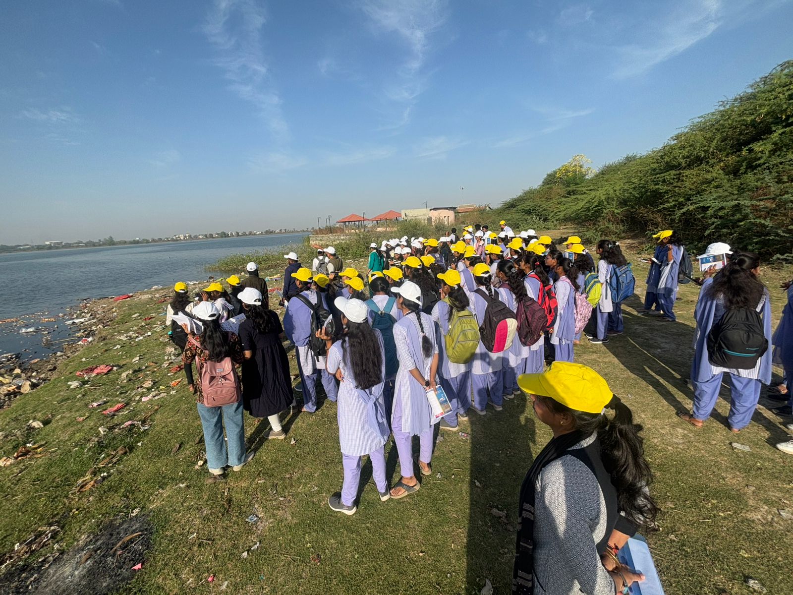 5. Students searching Migratory Birds