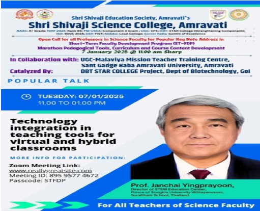 Prof Dr. Janchai, Director of STEM Education Center, Prince of Songkhla University,  Suratthani Thailand.
